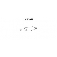 LC43048 VENEPORTE Глушитель выхлопных газов конечный