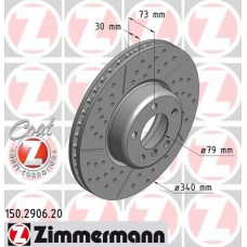 150.2906.20 ZIMMERMANN Тормозной диск