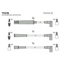 T287B TESLA Комплект проводов зажигания