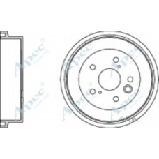 DRM9524 APEC Тормозной барабан