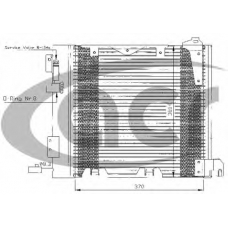 300334 ACR Конденсатор, кондиционер