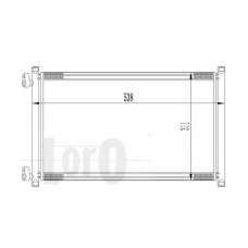 016-016-0015 LORO Конденсатор, кондиционер