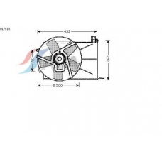 OL7510 AVA Вентилятор, охлаждение двигателя