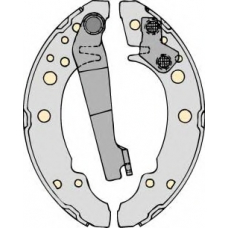 K585550 MGA Комплект тормозов, барабанный тормозной механизм