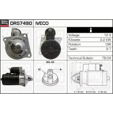 DRS7490 DELCO REMY Стартер