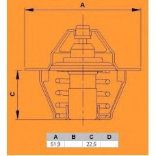 1416.88 CALORSTAT by Vernet Термостат, охлаждающая жидкость