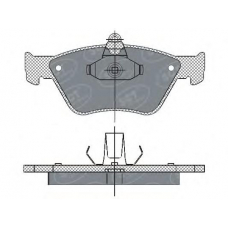 SP 285 SCT Комплект тормозных колодок, дисковый тормоз