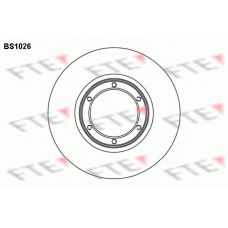BS1026 FTE Тормозной диск