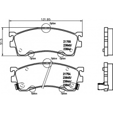 8DB 355 006-621 HELLA PAGID Комплект тормозных колодок, дисковый тормоз