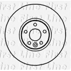 FBD1851 FIRST LINE Тормозной диск
