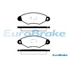 5501223938 EUROBRAKE Комплект тормозных колодок, дисковый тормоз