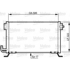 818989 VALEO Конденсатор, кондиционер