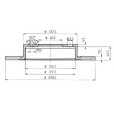 BDC4443 QUINTON HAZELL Тормозной диск