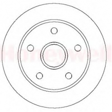 561566B BENDIX Тормозной диск