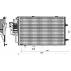 350203371000 MAGNETI MARELLI Конденсатор, кондиционер