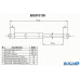 BGS10105 BUGIAD Газовая пружина, крышка багажник