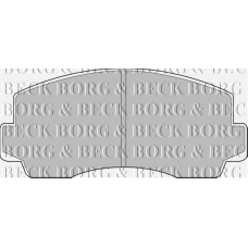 BBP1283 BORG & BECK Комплект тормозных колодок, дисковый тормоз