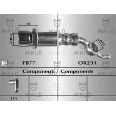 80885 Malo Тормозной шланг