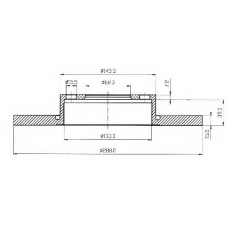 BDC3824 QUINTON HAZELL Тормозной диск