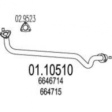01.10510 MTS Труба выхлопного газа