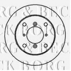 BBD5025 BORG & BECK Тормозной диск