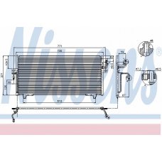 94299 NISSENS Конденсатор, кондиционер