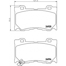 8DB 355 015-411 HELLA PAGID Комплект тормозных колодок, дисковый тормоз