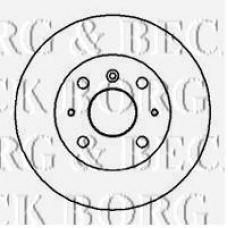 BBD5016 BORG & BECK Тормозной диск