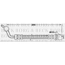 BBH7289 BORG & BECK Тормозной шланг