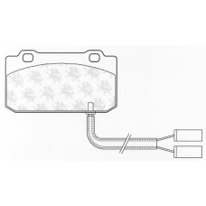 BP526 QH Benelux Комплект тормозных колодок, дисковый тормоз
