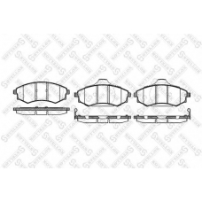 329 092-SX STELLOX Комплект тормозных колодок, дисковый тормоз