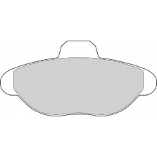 FD6389N NECTO Комплект тормозных колодок, дисковый тормоз
