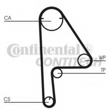 CT1081K1 CONTITECH Комплект ремня грм