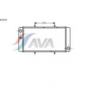 AU2033 AVA Радиатор, охлаждение двигателя