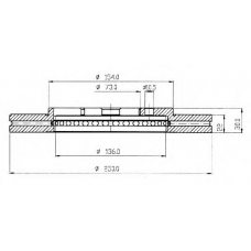 BDC3774 QUINTON HAZELL Тормозной диск