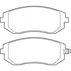 BP1362 QUINTON HAZELL Комплект тормозных колодок, дисковый тормоз