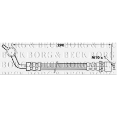 BBH7287 BORG & BECK Тормозной шланг