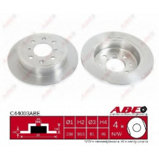 C44003ABE ABE Тормозной диск