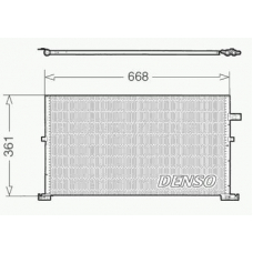 DCN10013 DENSO Конденсатор, кондиционер