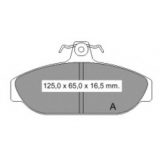 833160 Vema Комплект тормозных колодок, дисковый тормоз