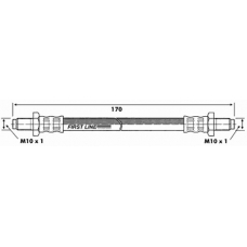 FBH6462 FIRST LINE Тормозной шланг