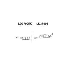 LD37006 VENEPORTE Средний глушитель выхлопных газов