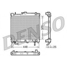 DRM47003 DENSO Радиатор, охлаждение двигателя