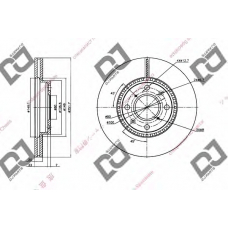 BD1413 DJ PARTS Тормозной диск