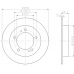 MDC747 MINTEX Тормозной диск