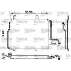 816870 VALEO Конденсатор, кондиционер