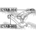 CYAB-005 FEBEST Подвеска, рычаг независимой подвески колеса
