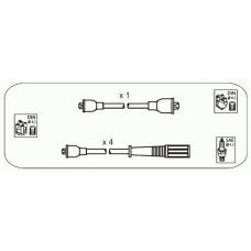 FAS29 JANMOR Комплект проводов зажигания