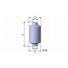 E506 MISFAT Топливный фильтр