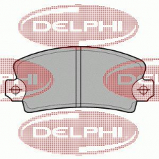 LP54 DELPHI Комплект тормозных колодок, дисковый тормоз